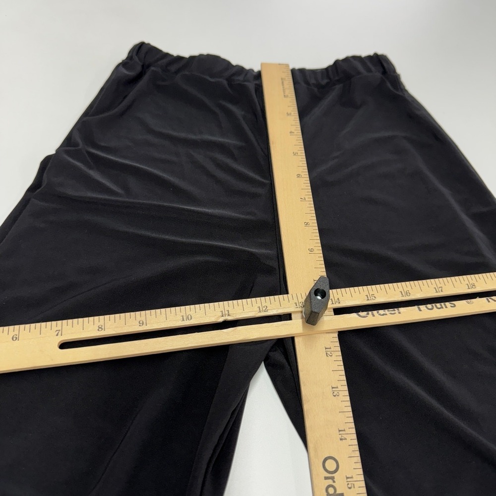 Collusion Pants Women Size 4 Black Flare Goth Grunge Y2K Minimalist - Picture 7 of 8